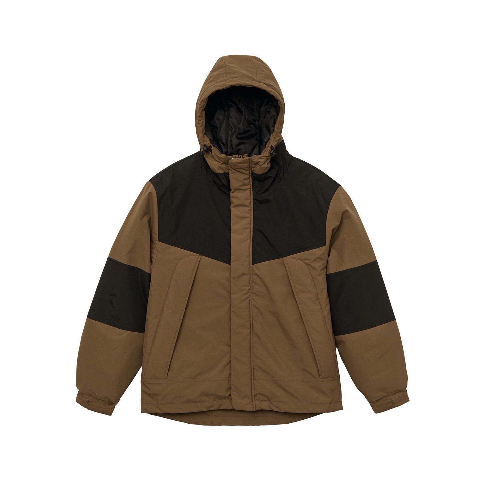 韓国 coyseio アウター ブラウン 茶色 ジップアップ パーカー フード