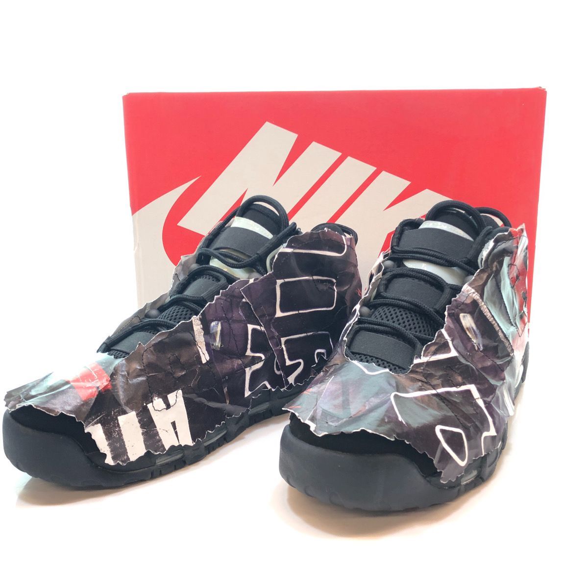 NIKE◆AIR MORE UPTEMPO/エアモアアップテンポ/ブラック/414962-004/27.5cm/BLK/ソー モア アップテンポ エア Black\\u0027 \\u0027Triple Uptempoが約1年ぶりに再登場