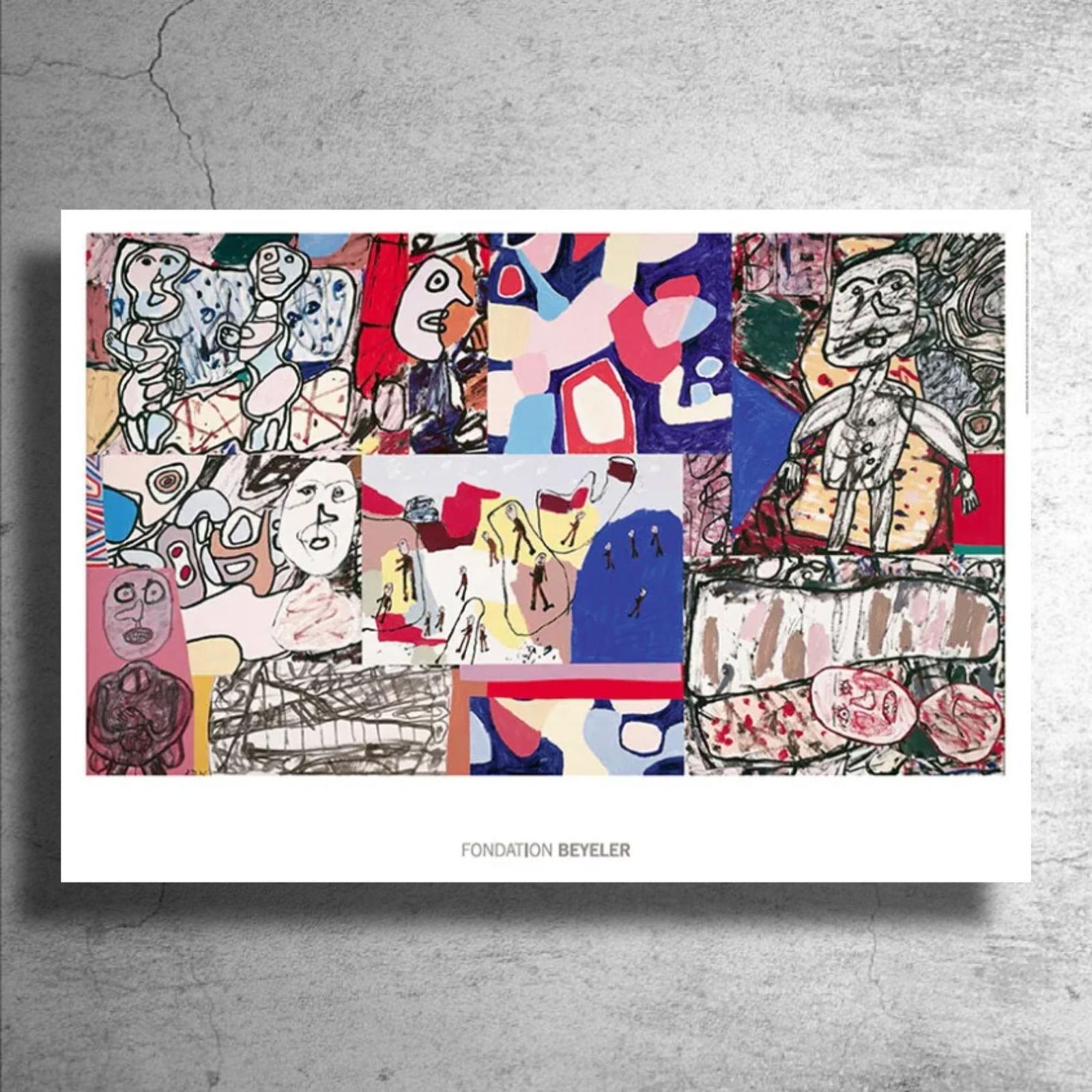 画家『ジャン・デュビュッフェ』スイスでの展示ポスター - メルカリ