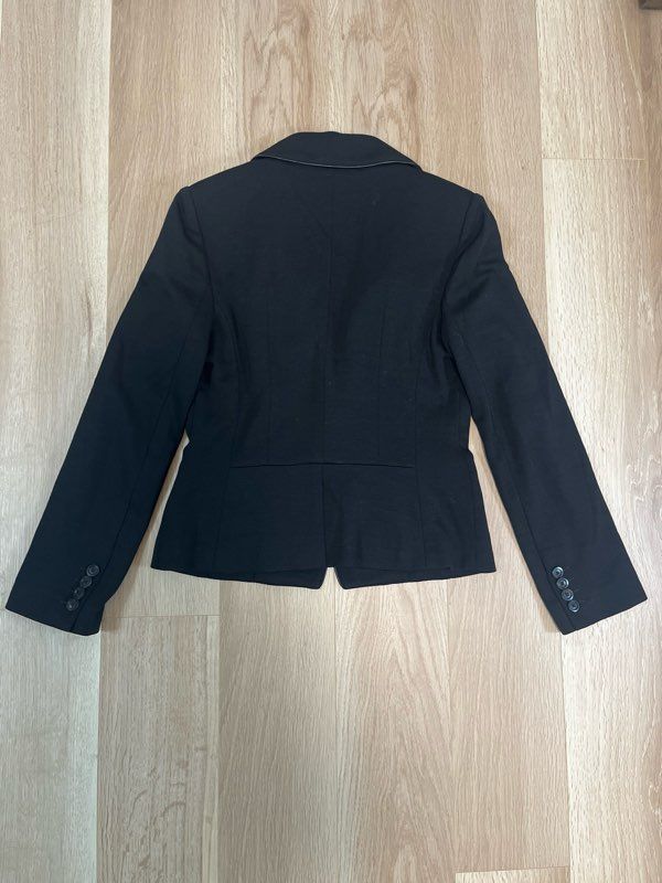 225519 EPOCA エポカ テーラードジャケット タイトスカート セットアップ ウール 肩パッド 40 ブラック SOLUCOESUFV_COM_BR