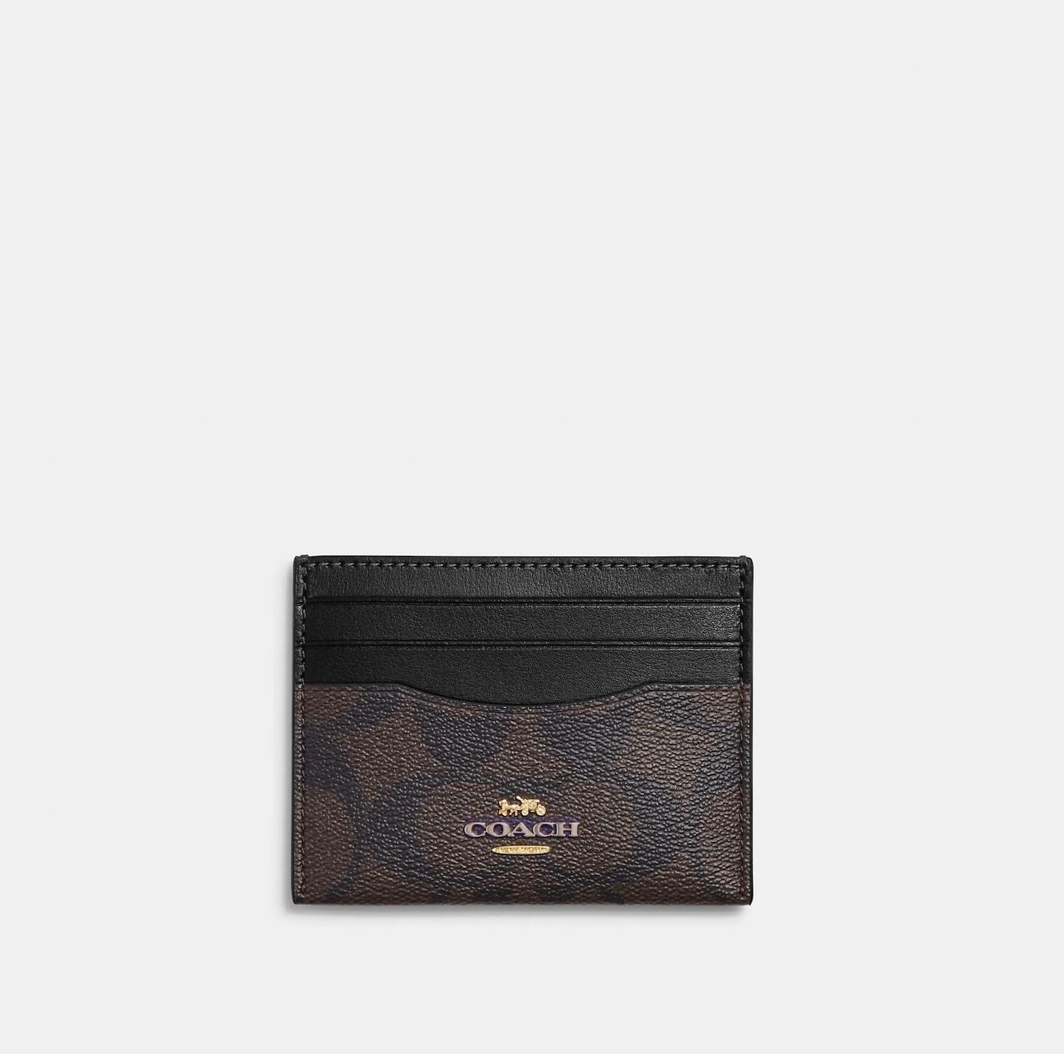 COACH レザー名刺入れ ブラウン/ブラック カードケース CH415 楽天市場】＼10%割引クーポン＆さらに+12倍☆7/20限定／ コーチ