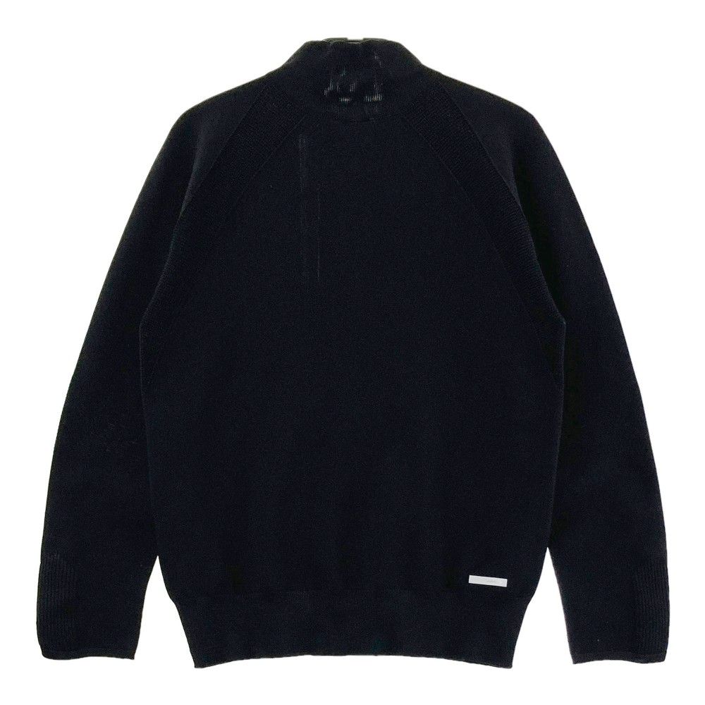 サイズ：L TAYLOR MADE テーラーメイド  ニットジャケット  ブラック系 [240101416905] ゴルフウェア レディース ストスト TAYLOR MADE テーラーメイド ニットジャケット ブラック系