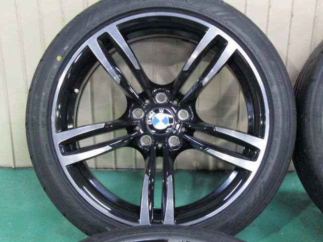 超溝あり美品】BMW F87 M2純正 ダブルスポークスタイリング437M 超溝あり美品】BMW F87 M2純正 ダブルスポークスタイリング437M