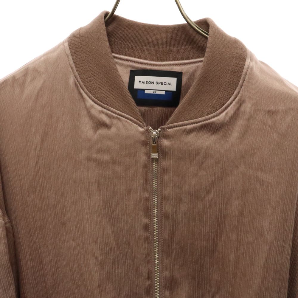 MAISON SPECIAL (メゾンスペシャル ) 24SS Prime-Over MA-1 Bomber