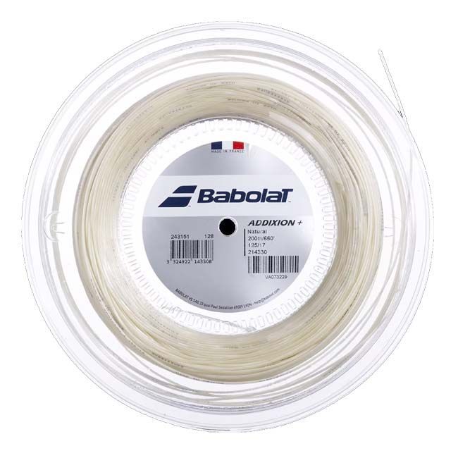 アディクション+ 125　ロール（200m）　ナチュラル　Babolat