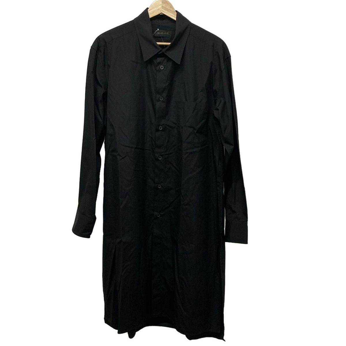 SYTE ブラック 長袖ロングシャツ シャツJKヨウジヤマモトサイズ2 SYTE ブラック 長袖ロングシャツ シャツJKヨウジヤマモトサイズ2 yohji