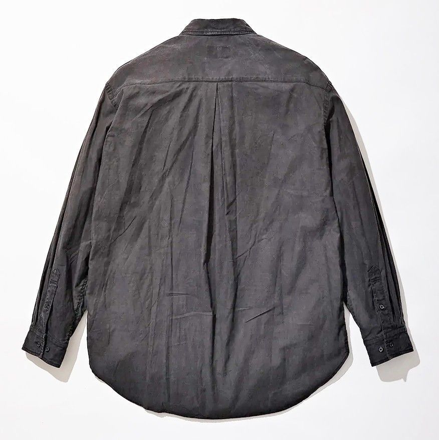 KUON クオン REGULAR COLLAR SHIRT SUMIZOME Light 墨染