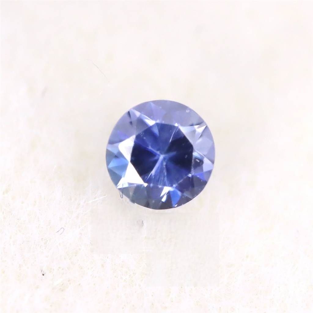 ベニトアイト 2.2mmラウンドカット ルース type. E 0.05ct 石 榎本通商24808