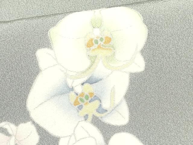 平和屋着物○十日町友禅作家 阿部佳雪 訪問着 洋蘭 暈し