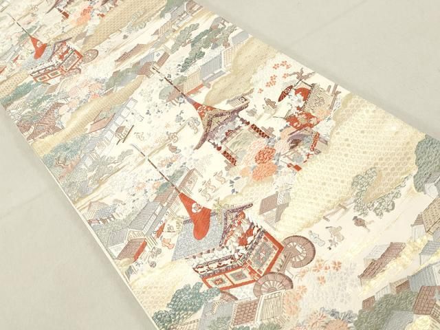 銅製:１尺3寸布袋唐子同行図置物 名品紹介「鐔 布袋唐子図」 | 日本美術刀剣保存協会 米田一雄