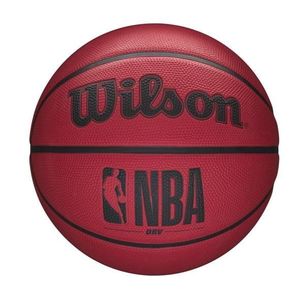 新品レッド(DRV) Wilson(ウイルソン) バスケットボール 空気なし NBA DRV(ドライブ) WTB9303XB07 アウトドア用 7号/ 直径約24.5cm レッド