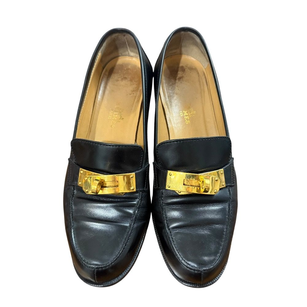 美品 HERMES エルメス レザー ケリー ローファー サイズ35 1/2 約22.5