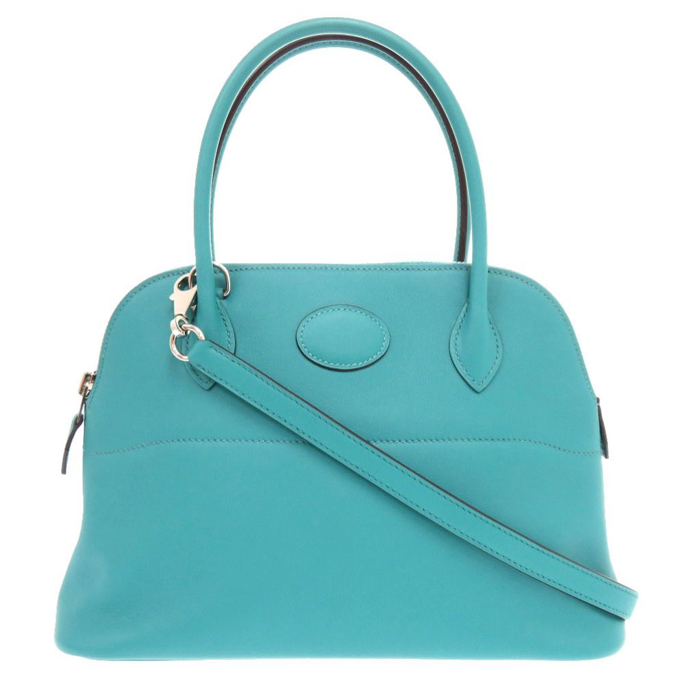 HERMES★エルメス ボリード27 ヴォースイフト ベトン Aランク 美品 エルメス ボリード27 ヴォースイフト ブルーパオン