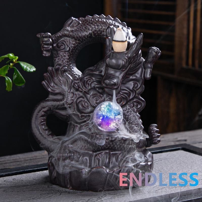 鶴 香炉 蓮 吊香炉 置物 銅 置き物 銅製品 開運風水 金属工芸品 銅