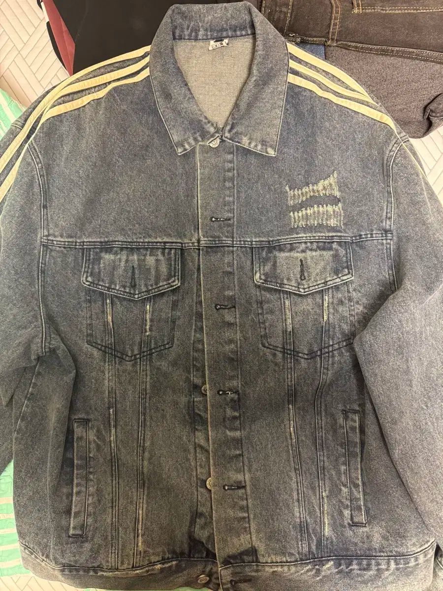 L ? XL ?) トラック ウォッシング デニム オーバーサイズ