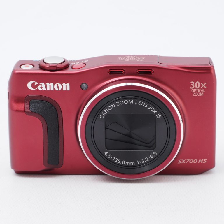 Canon キヤノン デジタルカメラ Power Shot SX700 HS レッド 光学30倍 ...