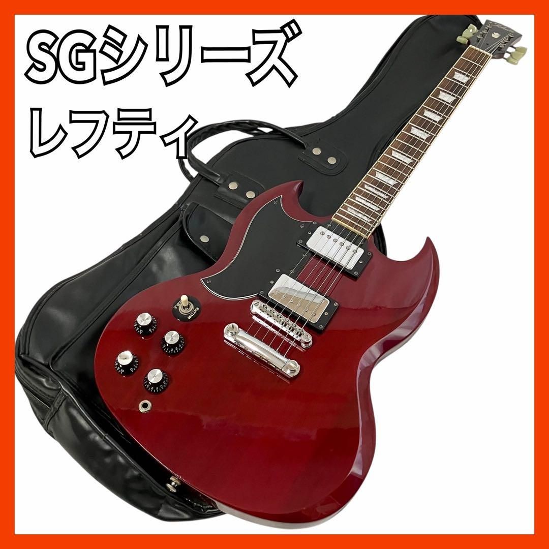 レフティー TOKAI トカイ SGシリーズ エレキギター 左利き用 6弦 レフティ ケース付 レッド