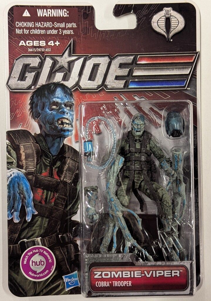 HASBRO 30TH/GI JOE ZOMBIE VIPER COBRA TROOPER 3.5インチ