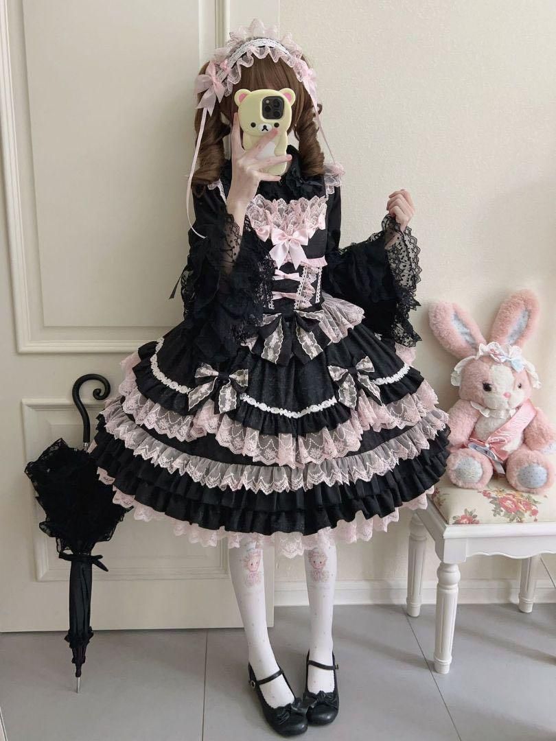 シュガーガール♡ムーンラビット　2点セットロリータドレスJSKサスペンダードレス 2点セットシュガーガール~ムーンラビット ロリータドレスJSK