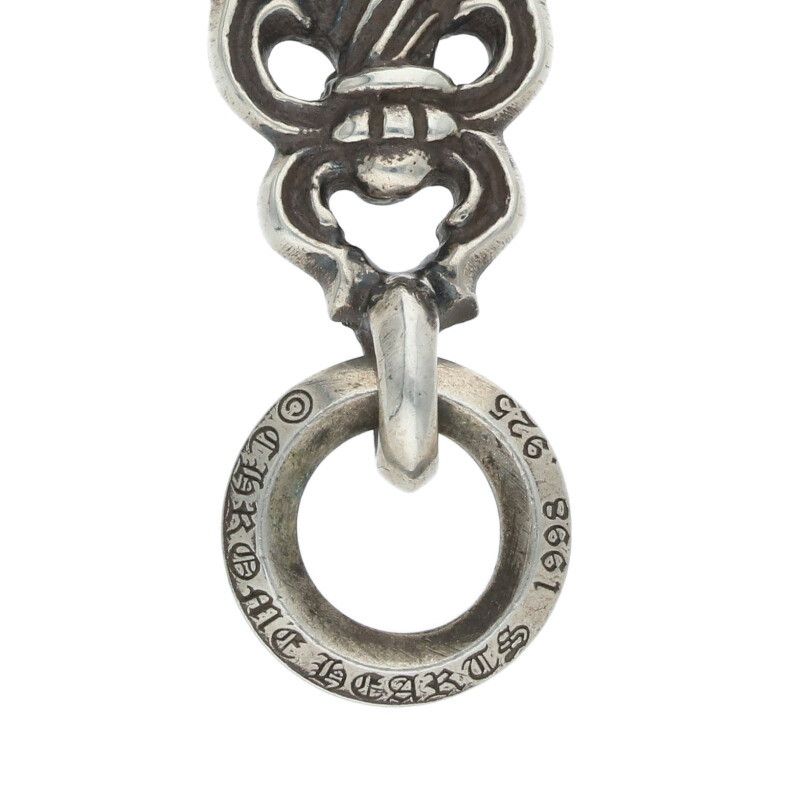 クロムハーツ ダガーチャーム シルバーネックレストップ メンズ CHROME HEARTS クロムハーツ ネックレストップ ダブルダガー