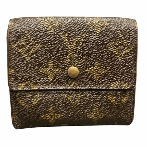 ルイヴィトン Louis Vuitton モノグラム ポルトモネ ビエ カルトクレディ M61652 Wホック 財布 3つ折り財布 ユニセックス