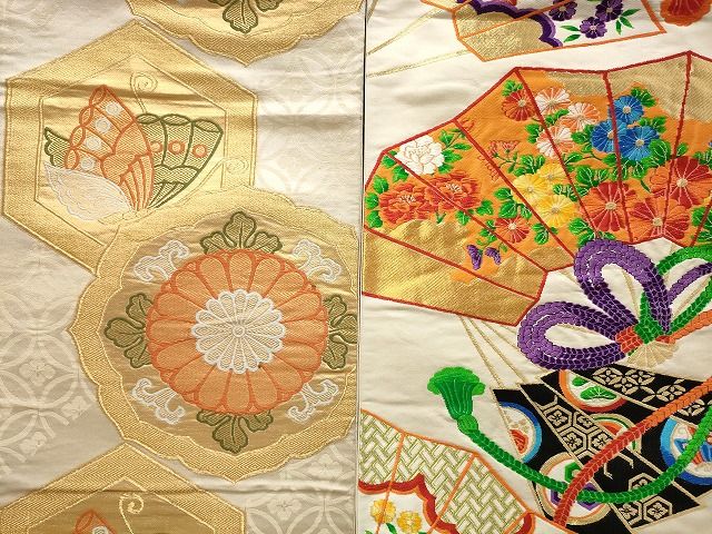 平和屋本店■袋帯 西陣 まとめて100点 鳳凰 人物 向かい蝶 風景 花柄 七宝 宝相華 楽器 佐賀錦 金銀糸 など 未使用品あり 全て正絹 se3767 平和屋本店□袋帯 西陣 まとめて100点 鳳凰 蝶 更紗 花柄 七宝 宝相華