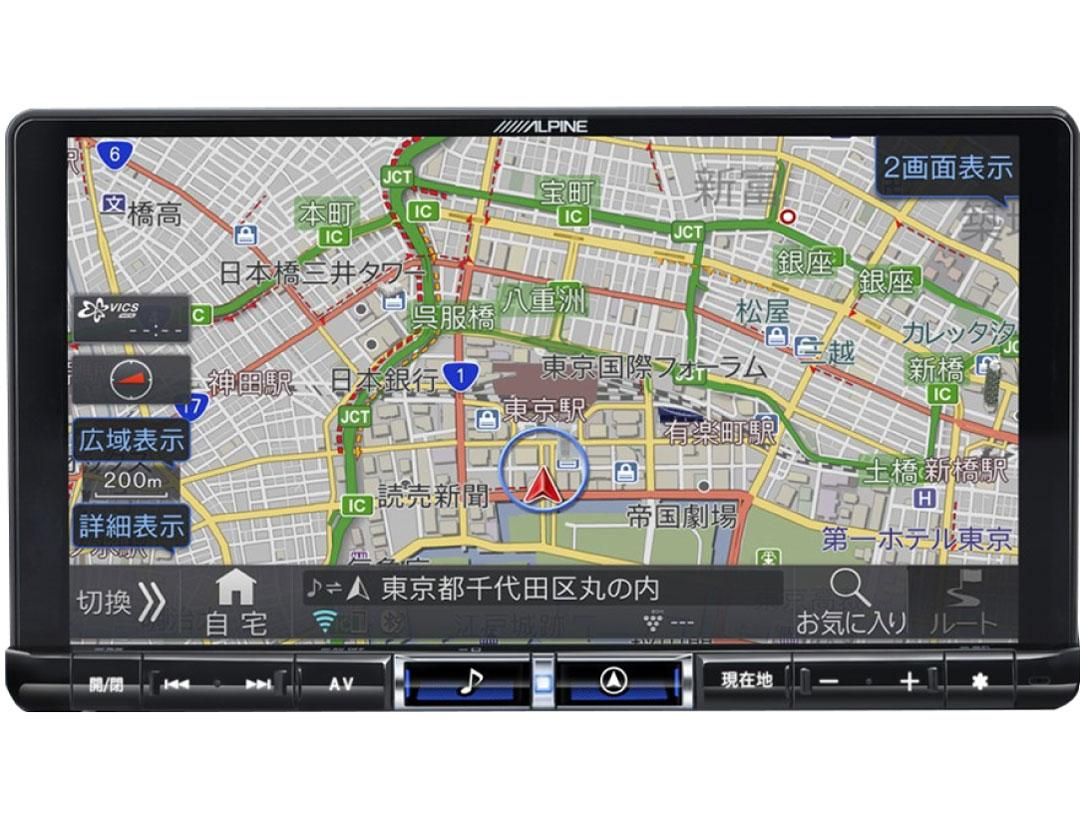 5営業日で発送 ALPINE アルパイン 9インチメモリナビ メカレス チデジフルセグ 24モデル X9NX2S