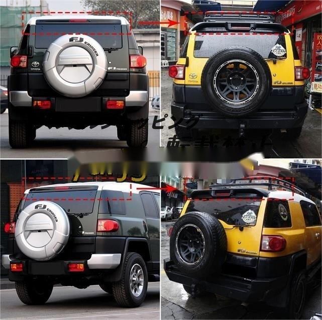 トヨタFJクルーザー 2007-2020 FJ リア トランク スポイラー 1p 3色選択 FFCRYSTALESIA_COM