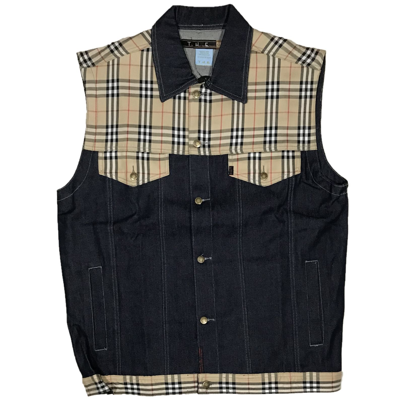 ザ ヒップホップ エレメンツ チェック デニム 上下セットアップ XXL 