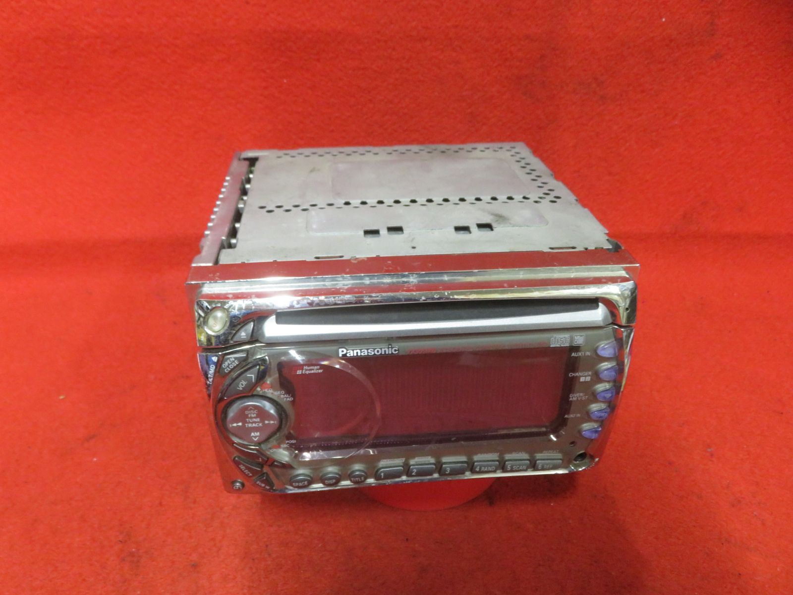 CS981＊Panasonic パナソニック CQ-VX999MD CD MDプレーヤー デッキ