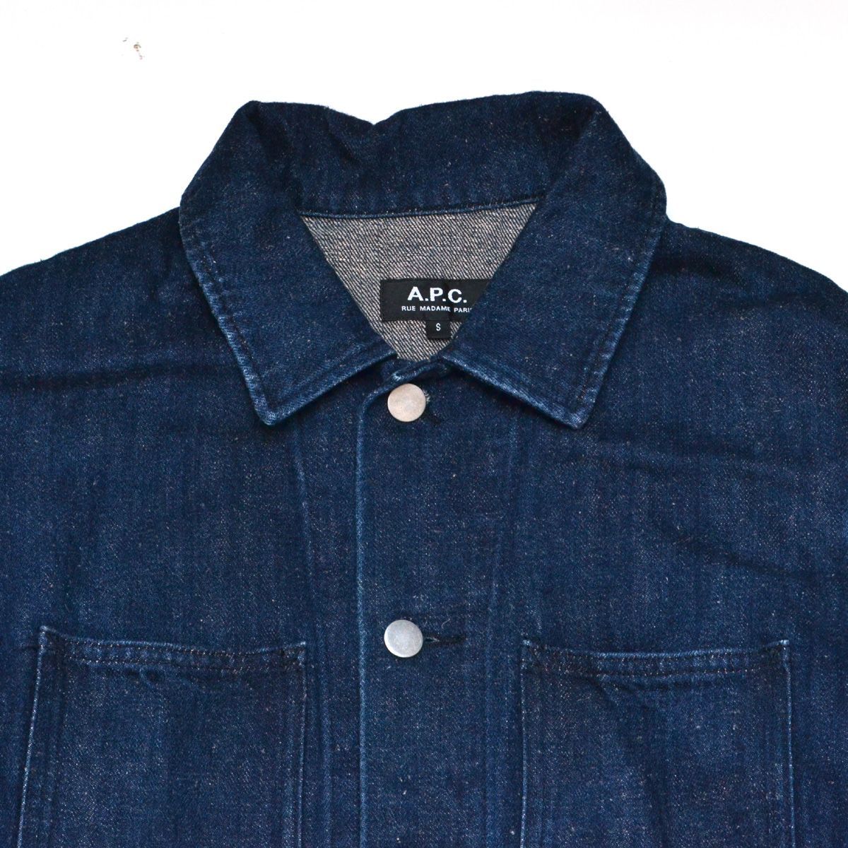 A.P.C. アーペーセー デニムジャケット Gジャン コットンリネン 