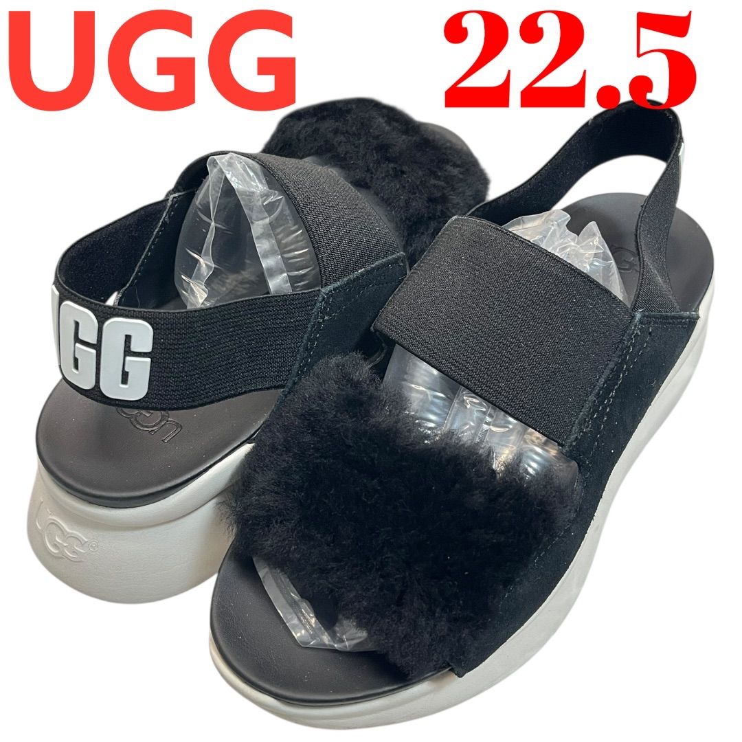 アグ UGG シルバーレイク Silverlake ファー付きサンダル 22.5cm