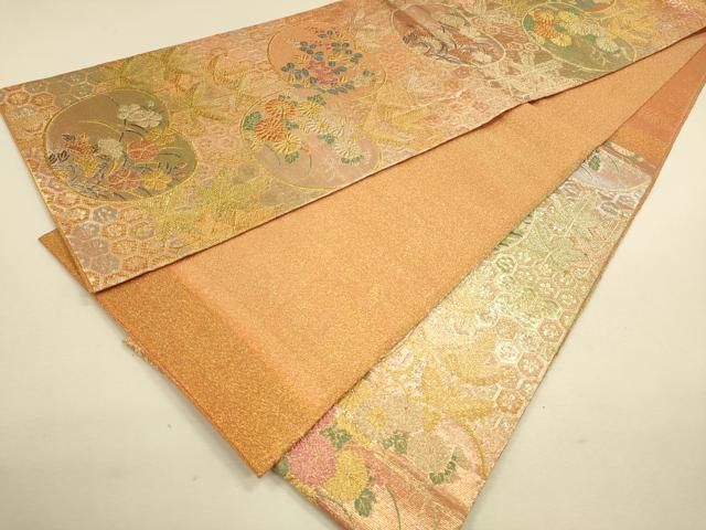 平和屋着物○極上 織の宝石・ダイヤモンドカット 佐波理綴 六通