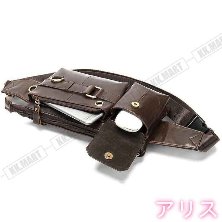 ウエストポーチ メンズ 牛革 本革 レディース ボディバッグ ウエストバッグ スマホポーチ 小さめ 斜め掛け ジョギング ウォーキング ショッピング ウエストポーチ メンズ 牛革 本革 レディース ボディバッグ ウエスト