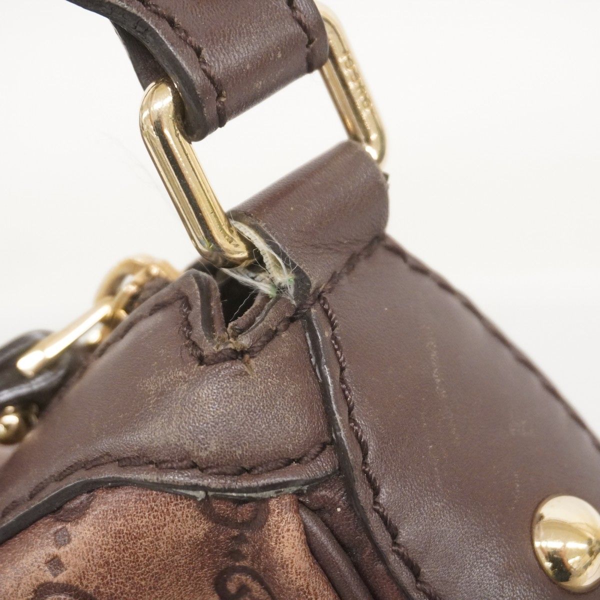 5ma0330-h】グッチ ショルダーバッグ グッチシマ 232955 レザー  