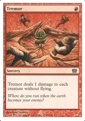 中古】マジックザギャザリング 228/350[C]：【8ED】Tremor/微震