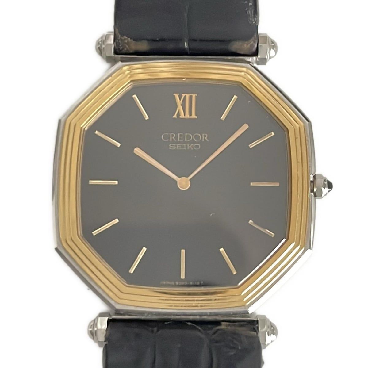 SEIKO CREDOR セイコークレドール 腕時計 - 9300-5060 レディース 14K 黒