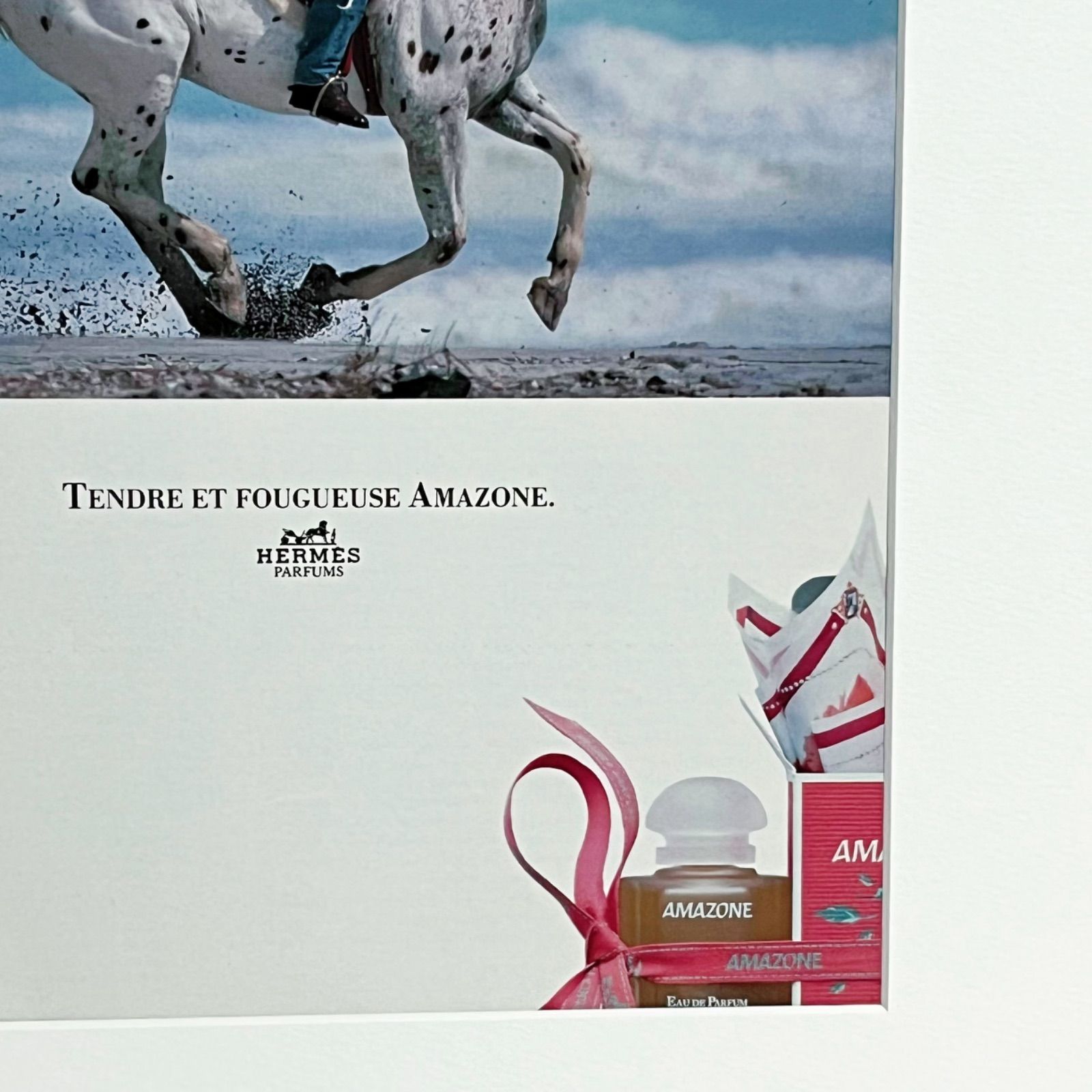 1989 広告＞HERMES エルメス アマゾン ポスター ヴィンテージ