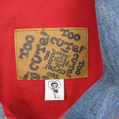 BETTY BOOP デニムセットアップ トゥーキュート TOO CUTE 90's BETTY BOOP ベティ デニム