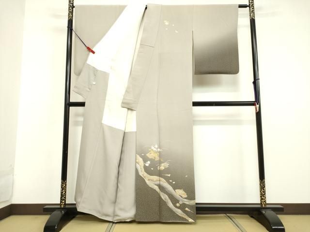 平和屋着物○金彩友禅 卓越技能者・名工・和田光正 訪問着 地紙草花文  