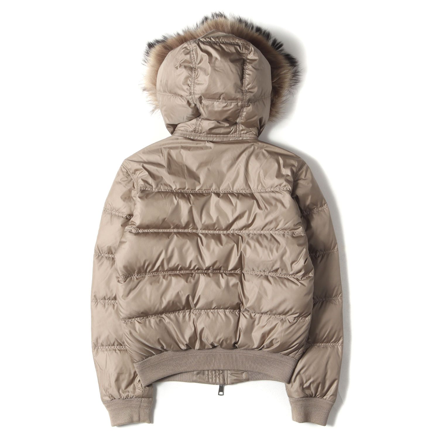 BURBERRY バーバリー ジャケット サイズ:XS ラクーンファーフード付き 