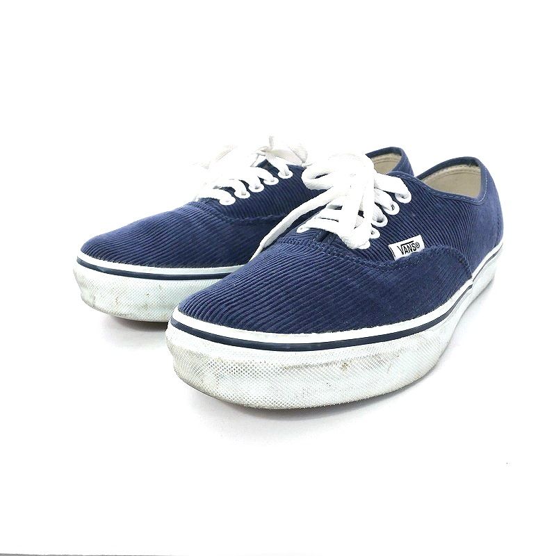 バンズ VANS オーセンティック コーデュロイ スニーカー 靴 27.5 ブルー 青 V44CL CDR