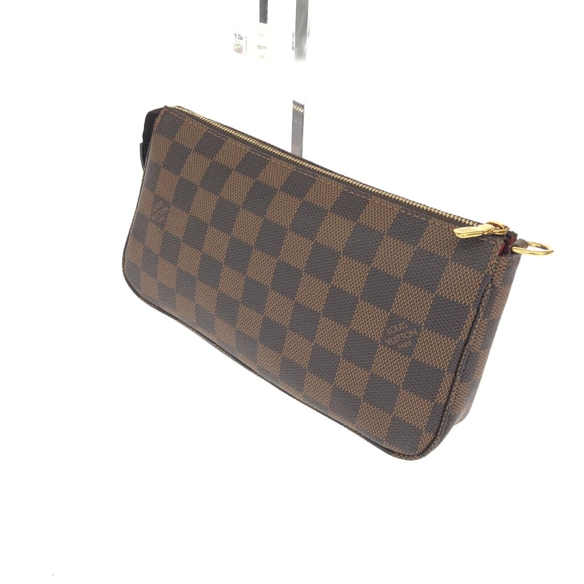 美品 LOUIS VUITTON ルイヴィトン ダミエ ポーチ ブラウン ユニ