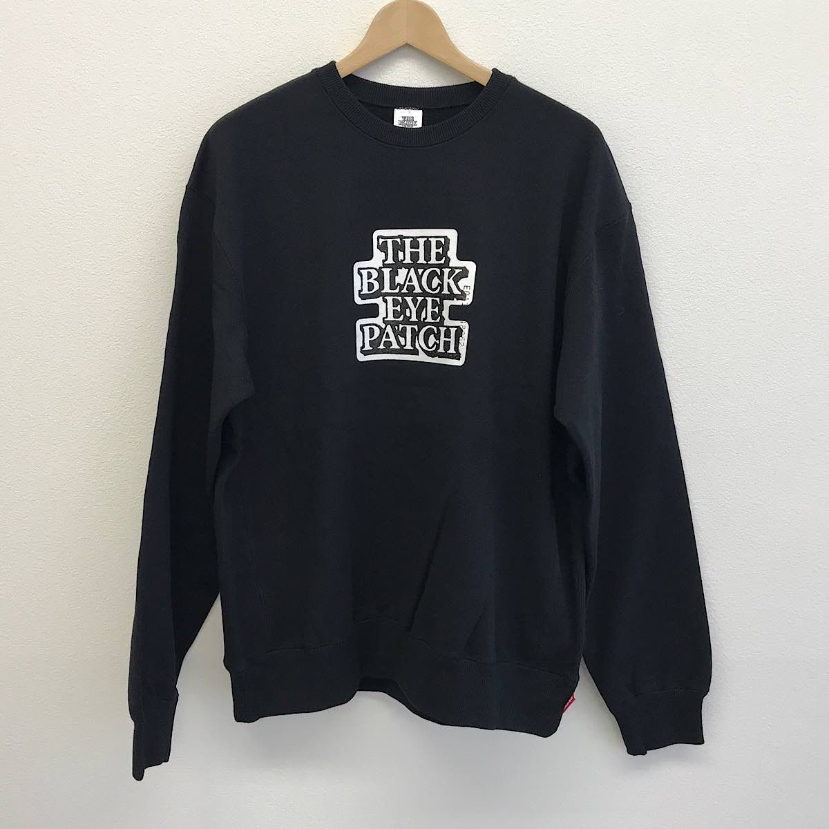THE BLACK EYE PATCH OG LABEL CREW SWEAT Mサイズ スウェット ブラック