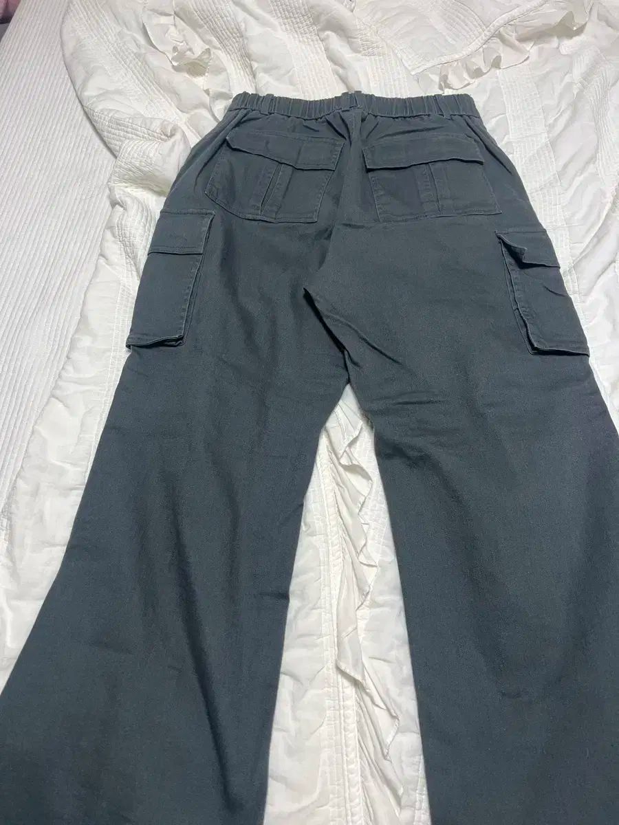 アーカム Washed Semi Wide Cargo Pants グレー DECORATOM_COM_BR