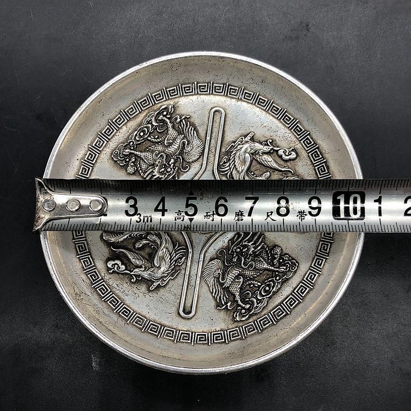 銅製 四神獣皿 筆洗 書道具 文房具 工芸品 置物 装飾品 美術品 銅製 四神獣皿 筆洗 書道具 文房具 工芸品 置物 装飾品 美術品