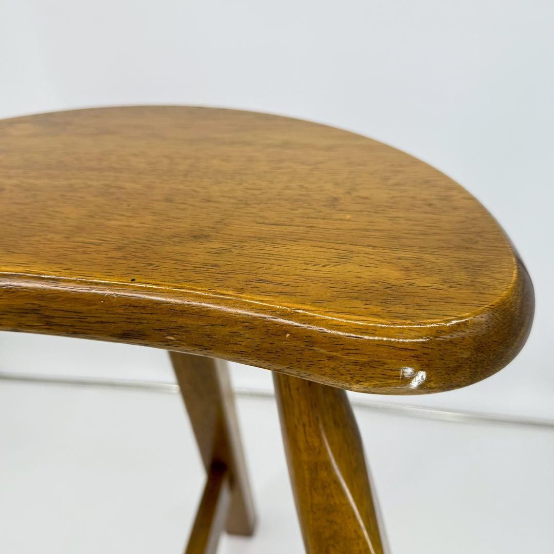 昭和レトロ 古い三脚スツール / VILLAGE 椅子 チェア 腰掛け 陳列台 昭和レトロ 古い三脚スツール / VILLAGE 椅子 チェア 腰掛け