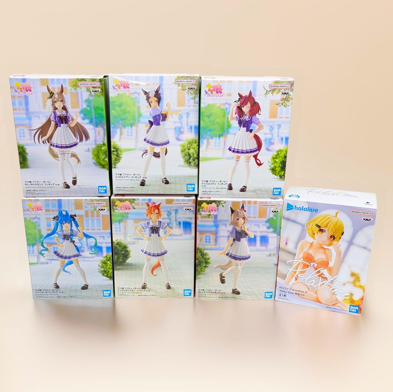 ウマ娘 フィギュア プリティーダービー 6個 ホロライブ 夜空メル Relax 
