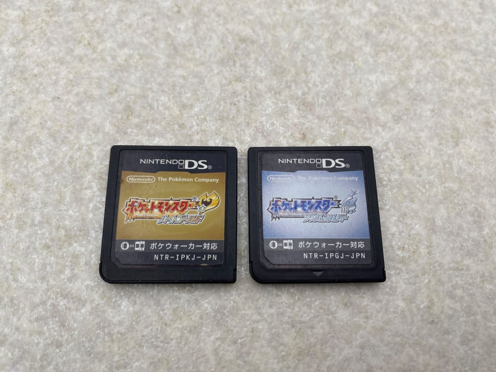 ポケットモンスター ハートゴールド ソウルシルバー 動作品 ニンテンドーDS ソフトのみ2点
