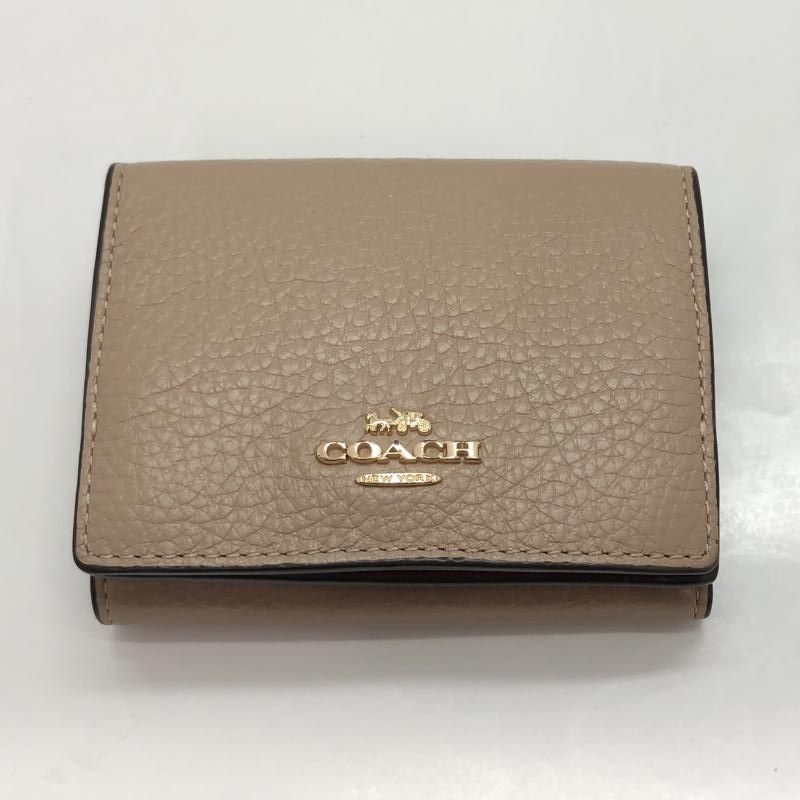 COACH 三つ折り財布 88666 ベージュ コーチ 91